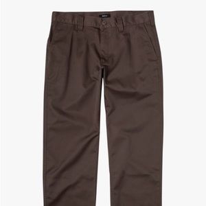 RVCA Size 38 Relaxed Fit AMERICANA CHINO PANTS